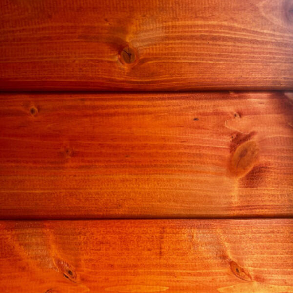 Red Wood Solo Ice Bath with Grey Shell & Steps