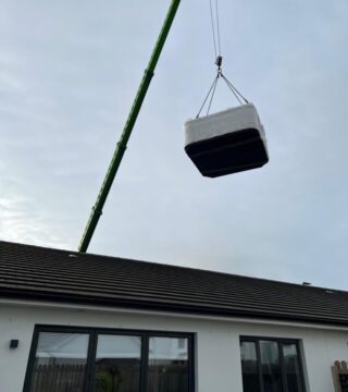 Local delivery, hire setup and hot tub relocation support